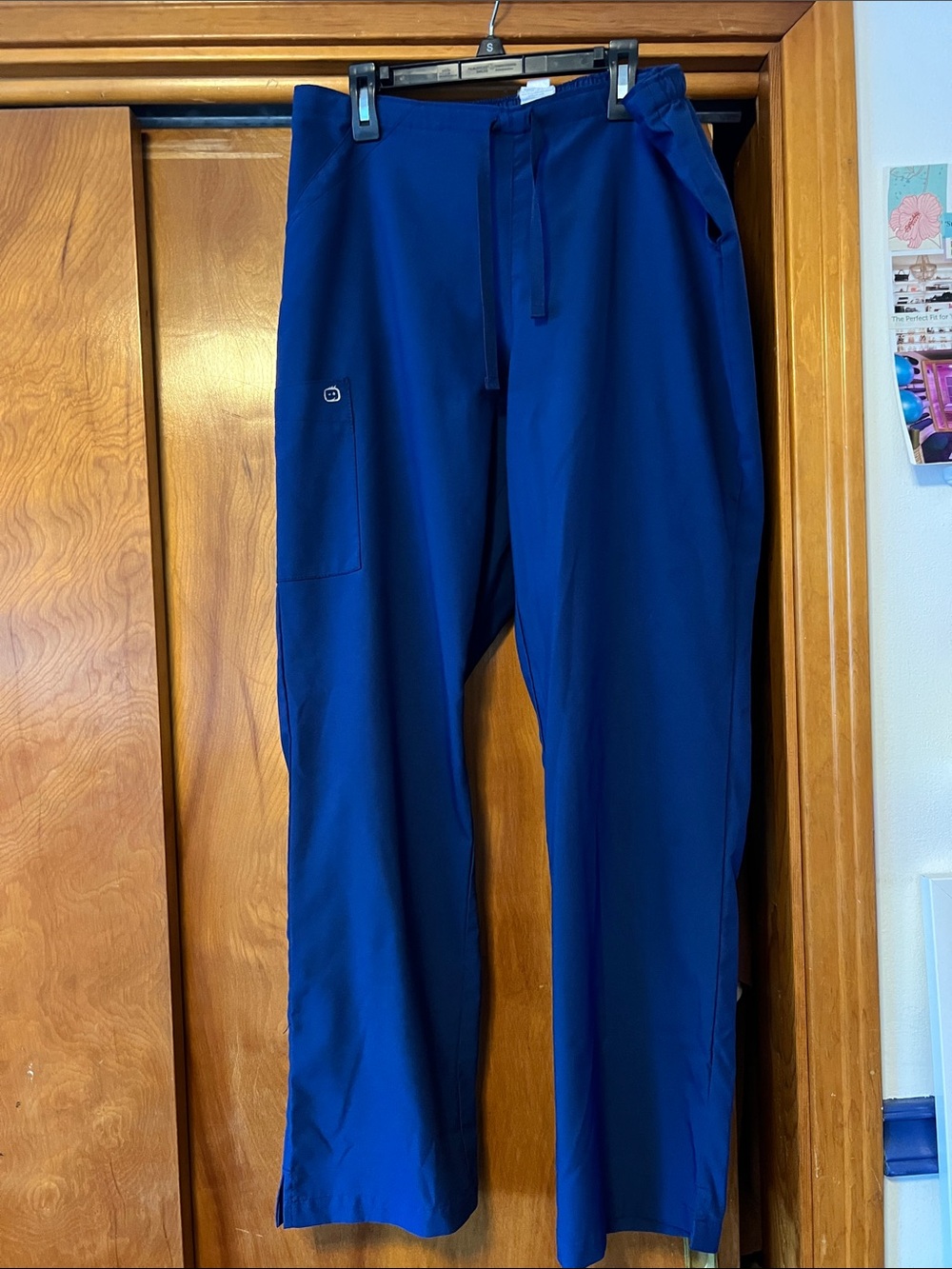 Deep Blue Scrub Pants